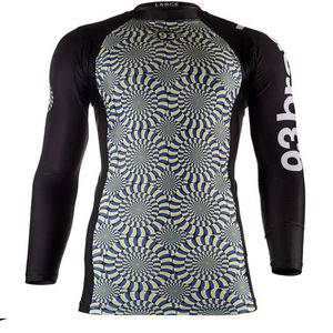 Maillot de surf anti-UV à manches longues pour homme grande taille, protection UPF 50+, séchage rapide, sublimation, idéal pour le MMA, le BJJ et le Jiu Jitsu - Product Image 6