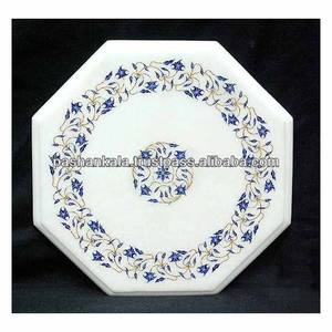 Pietra Dura Marble Inlay Coffee <b>Table</b> Tops - Product Image 1