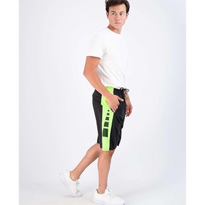 Short de sport pour homme Séchage rapide Running Training Fitness Panneau latéral Logo personnalisable Pantalon de survêtement Short Gym and Active Wear - Product Image 4