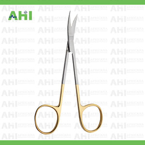 กรรไกรตัด AHI รุ่น Supercut ใบมีดทังสเตนคาร์ไบด์ ปลายโค้ง ปลายทู่ ยาว 130 มม. ผลิตจากเหล็กกล้าไร้สนิมเกรดผ่าตัด ด้ามจับตามหลักสรีรศาสตร์ ได้รับมาตรฐาน CE - Product Image 4