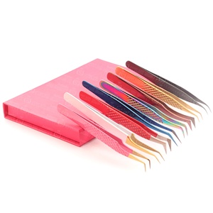 Pinzas para Extensión de Pestañas, Todos los Colores Disponibles, Marca Under Your Expert Series, Ergonómicas y Duraderas - Product Image 2
