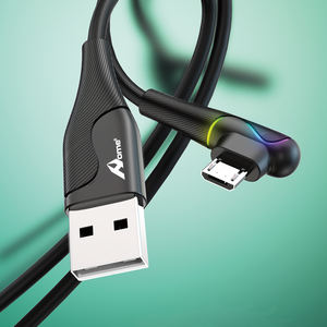 3A Carga rápida USB a Micro Cable 2M Cobre puro y aleación de aluminio para Android e IOS Modelo 1101106 NEGRO en caja - Product Image 3