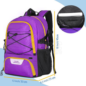 Bolsa de Baloncesto de Nailon de Alta Calidad Resistente al Agua, Correa Ajustable, Capacidad de 30-40L, Cómoda y Transpirable para Deportes y Gimnasio - Product Image 3