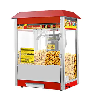 Jts Ontwerp Commerciële Industriel Gas Elektrisch Aangedreven Hetelucht Mini Automatische Zoete Karamel Gourmet Popcorn Machine Groot