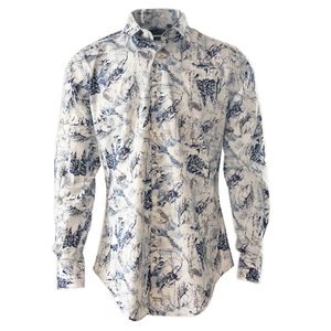 Camisa Formal de Algodón de Lujo para Hombre, Transpirable, Ecológica, de Sarga, Corte Clásico, para Oficina, con Botones y Bolsillo - Product Image 2