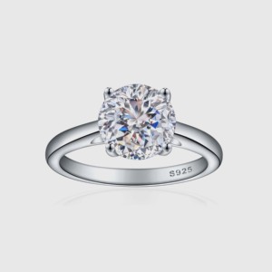 แหวนเงินทำด้วยมือสไตล์ Boho เครื่องประดับ925เงินแท้สีขาวบุษราคัมเครื่องประดับแหวนแนวโน้มสำหรับผู้หญิงของขวัญสำหรับผู้หญิงสำหรับเธอ - Product Image 1