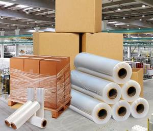 Factory Price PE <b>Pallet</b> Stretch <b>Wrap</b> Film for Warehouse and Logistics Transparent Shrink Film for Secure Packaging Bulk Roll - Product Image 5