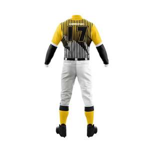 Precio al por mayor Camisetas de béisbol Pantalones Ropa de béisbol Fabricante Personalizado Nuevo diseño Transpirable Uniforme de béisbol - Product Image 3
