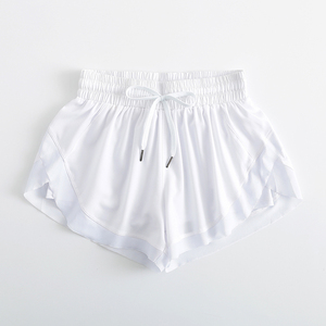 Nouveau Design Vêtements de Yoga 2 en 1 Short de Course à Taille Haute pour Femmes Respirant Athlétique Tennis Gym Workout Shorts avec Poche - Product Image 5