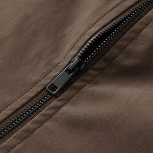 Chaqueta de Lona Cortavientos para Hombre para Invierno, Abrigo con Solapa de Color Sólido con Forro de Poliéster para Senderismo, Pesca, Trekking y Deportes al Aire Libre - Product Image 3