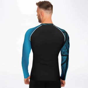 Camisetas de Compresión Elásticas de Manga Larga para Adultos, de Buena Calidad, para MMA, Sublimadas, Unisex, de Spandex/Poliéster - Product Image 3