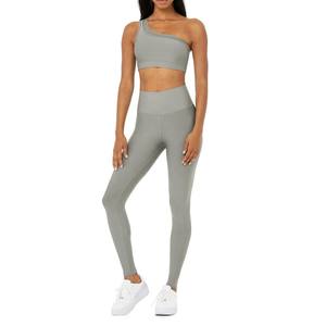 Ensembles de yoga 2024, ensemble de fitness 2 pièces, grande taille, vêtements de sport imperméables, haut court sans manches et pantalon de yoga taille mi-haute à vendre - Product Image 1