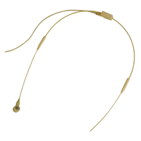 Microphone-casque filaire professionnel omnidirectionnel à condensateur métallique - Étanche, léger, réponse haute fréquence 70Hz-16kHz