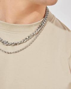 Conjunto de ropa de calle de verano personalizada para hombre, chándal con logotipo de piedra lavada con ácido Vintage de punto de algodón 100% para hombre - Product Image 5