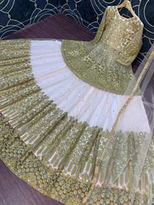 Lehenga Choli de designer, dernier modèle, magnifique travail en jacquard, pallu riche, sari intégral - Product Image 5