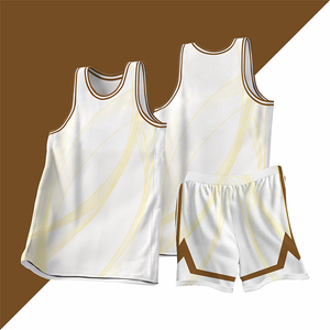 Ensemble de maillots de basket-ball pour hommes de qualité supérieure Logo personnalisé Vêtements de sport respirants Uniforme de basket-ball confortable - Product Image 6