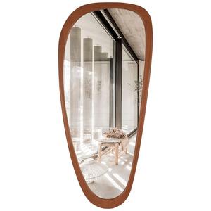 Miroir mural carré moderne asymétrique en métal et fer doré, style Art déco, pour salon, entrée, chambre à coucher, décoration de mariage - Product Image 5