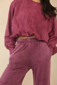 EVERGLOW Survêtement d'hiver en velours nouveau style pour femme Washed Technics - Product Image 5