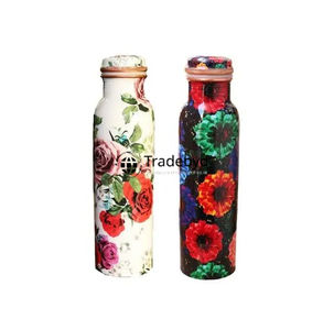 Pure Wide Copper Bottle for Youthful Glow and Natural Health by Tradebyd - Product Image 3