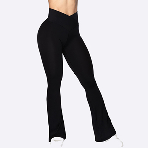 Leggings de yoga pour femmes, taille haute, à logo personnalisé en gros, leggings de sport pour la salle de sport, leggings de fitness, leggings de sport extensibles pour femmes - Product Image 3