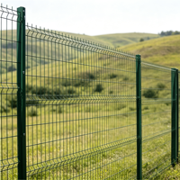 Panneaux de clôture en fil métallique soudé 3D sur mesure OEM, clôture de sécurité en acier galvanisé à maille courbée, vente en gros pour importateurs et distributeurs