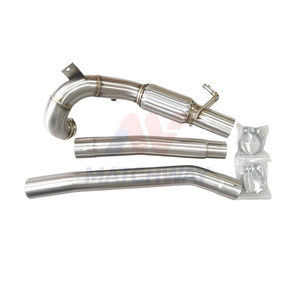Tubo de Escape MATCHWAY de <span class=keywords><strong>3.5</strong></span> Pulgadas, Acero Inoxidable 304, para VW Golf MK7 MK7.5 GTI Jettle Seat Leon Cupra 5F/RS 5E <span class=keywords><strong>TFSI</strong></span> Audi <span class=keywords><strong>A3</strong></span> 2013+ - Product Image 2