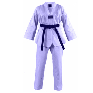 Ensembles d'uniformes de karaté unisexes personnalisables pour les séances d'entraînement, légers, 100% coton, respirants, résistants au rétrécissement, durables - Product Image 2