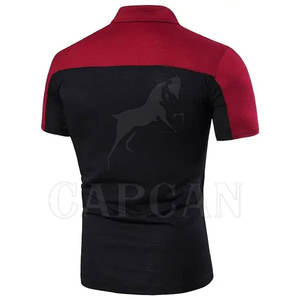 Tela de punto de patrón sólido ligero para hombres para Polos parches personalizados transpirable manga corta Sialkot ropa - Product Image 2