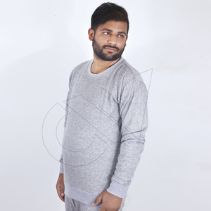 New Arrival Wholesale Men Winter <b>Sweatshirts</b> Polyester/Cotton Pullover with Quality Fabric Plus Size Quick Dry Anti-Pilling - Product Image 2