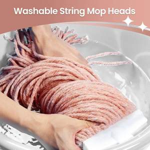 New Style High Quality Eco-friendly Durable Wood Multi-functional <b>Flat</b> <b>Mop</b> Heavy Duty (>6.1kg) Self-Wringer Stainless Tray - Product Image 6