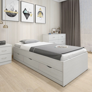 Lit simple en bois moderne 2256, très vendu, parfaitement complémentaire à la variété de meubles de chambre à coucher pour hôtel et hôpital, fabriqué en MDF - Product Image 1