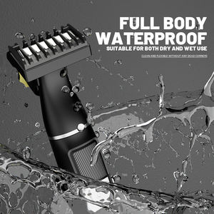 Триммер для бороды для мужчин 6-в-1 водонепроницаемый электрический комплект для бритья бикини с прецизионными лопастями для волос на теле беспроводной Уход Комплект - Product Image 4