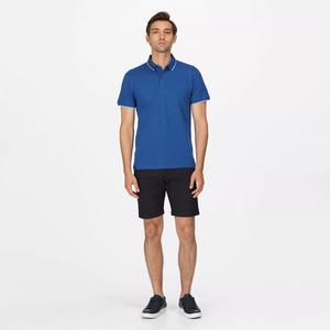 2023 Meilleure vente hommes bleu Active Polo hommes personnalisé brodé Logo basique Polo t-shirt à vendre hommes polos - Product Image 3