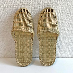 Chaussures en paille écologique pour femmes et dames en jonc de mer naturel pantoufles pour femmes et hommes tongs d'intérieur - Product Image 3