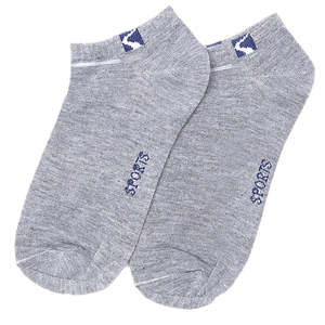Men's Ankle Socks - Grey - Product Image 1