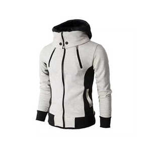 2022 bordado personalizado liso sudaderas Unisex cremallera algodón completo Zip up Hoodie personalizado de gran tamaño sudaderas con capucha hombres - Product Image 4