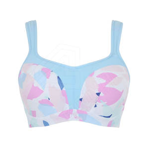 Soutien-gorge de sport une pièce respirant à soutien moyen pour femmes - Product Image 1