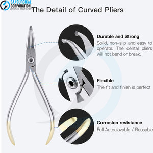 Alicates de Ortodoncia Dentales de Acero Inoxidable, Precio Económico, Más Vendidos, Agarre Ergonómico Manual, Certificación CE, Gran Oferta - Product Image 3