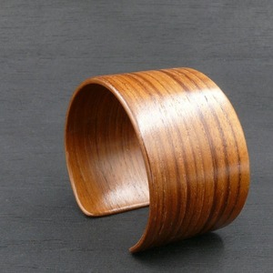 Bracelet en bois naturel Bracelet pour cadeau Meilleure idée pour article cadeau Bracelet en bois fait main Bracelet de soirée Bracelet en bois rond - Product Image 2