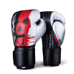 Gants de boxe en cuir de vachette personnalisables de haute qualité équipement d'entraînement de compétition en PU imperméable - Product Image 1