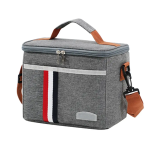 2024เก็บความเย็นสไตล์ใหม่กระเป๋าใส่อาหารกลางวันความจุสูงกันน้ำกระเป๋ากลางแจ้งแบบพกพาหนาสองชั้นกระเป๋าเก็บความเย็นสำหรับปิกนิก - Product Image 2