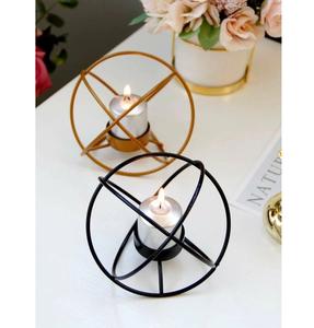 Modern Geometric Metal Tealight <b>Candle</b> <b>Holder</b> Nordic Style Iron Sphere Votive Candelabra for Wedding Centerpiece HomeTable Decor - Product Image 1