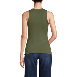 Débardeur pour femmes coupe élégante Bangladesh OEM décontracté respirant en coton de haute qualité personnalisable vêtements d'été tendance - Product Image 2