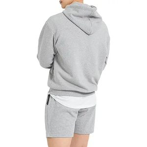 Sweat à capuche en coton surdimensionné de luxe en gros pour hommes Impression personnalisée en relief Design épaules tombantes Style formel d'hiver - Product Image 1