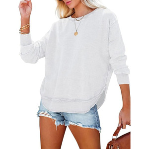 Sudadera de algodón para mujer, material suave y transpirable, perfecta para uso diario informal o ropa de gimnasio - Product Image 1