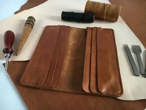 Gran oferta, carteras de cuero genuino para mujer, a la moda tarjetero, billetera larga, monedero para mujer, monedero para mujer, 2017 - Product Image 6