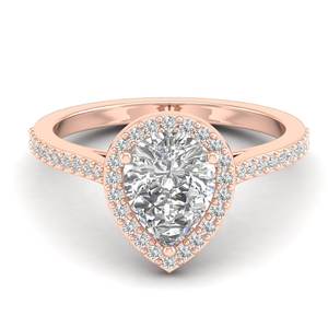 REYES Nouveau Design Poire Cut 2.29Ct Moissanite Bague de Fiançailles en Argent Sterling 925 Mariage Fine Jewelry Elegant Birthday Gift - Product Image 1