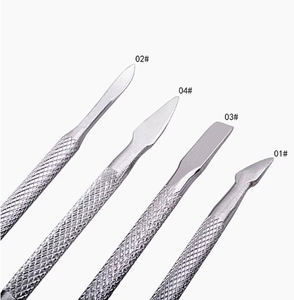 Professional Stainless Steel <b>Nail</b> Art Pincher Multi-Function <b>Cuticle</b> <b>Pusher</b> False <b>Nail</b> Shaping for Manicure Silver <b>Nail</b> <b>Pusher</b> - Product Image 2