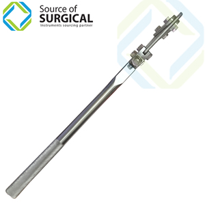 Pince coupante robuste de haute qualité pour la chirurgie, à pointe en acier au carbone, modèle SOS-31015, manuelle, certifiée ISO 13485 - Product Image 3