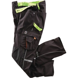 กางเกง Terrax Workwear Softshellhose รุ่น Gr.50 สีดำ/สีเขียวมะนาว พร้อมแถบสะท้อนแสงและไฟ  สินค้าส่งเสริมการขาย - Product Image 1
